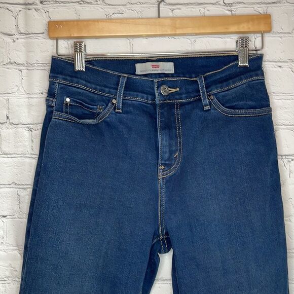 Levi’s Women’s 512 Bootcut Perfectly Slimming Jeans embellished pockets size 5M - Picture 2 of 7